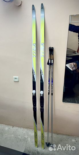 Лыжи беговые Tisa с креплениями NNN