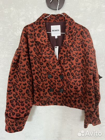 Леопардовое пальто