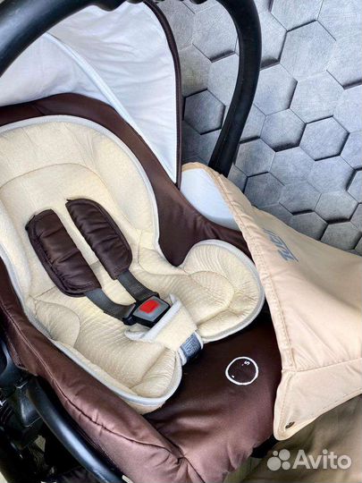 Коляска 3 в 1 Tutis Tapu Tap (Шоколад)