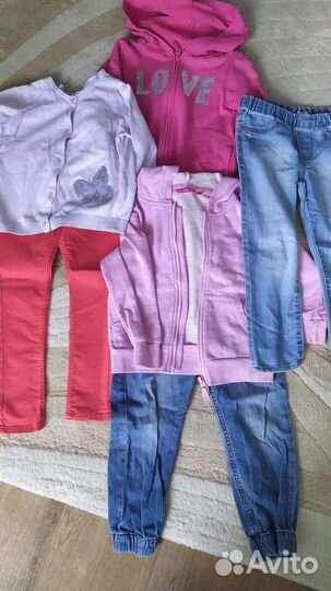 Вещи пакетом на девочку 110