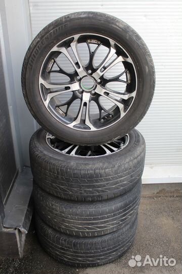 Диски Racing с резиной Bridgestone 205/55/16