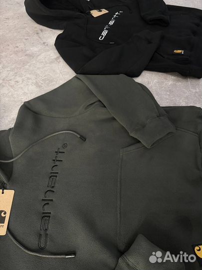 Толстовка Carhartt черная люкс мужская