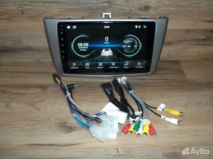 Магнитола Toyota Avensis Android с навигацией