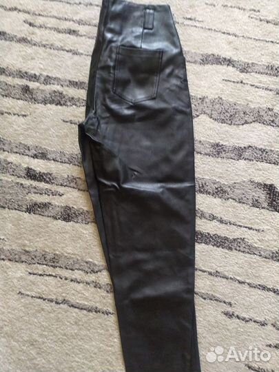 Брюки кожаные