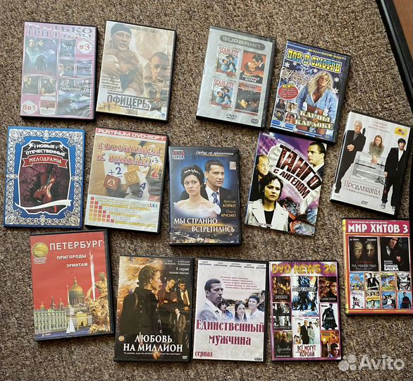 DVD диски 65 шт разных странах Золотой глобус,кино