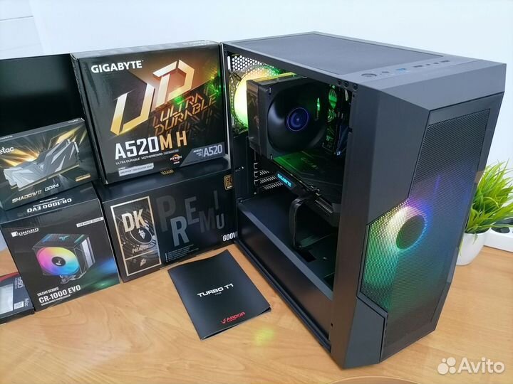 Игровой пк Ryzen 5 5500 + GTX 1660s