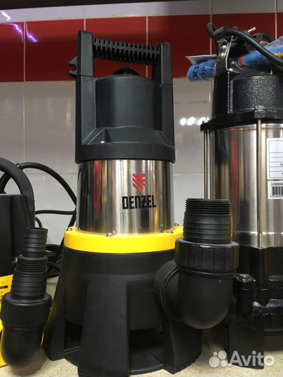Насос дренажный для грязной воды Denzel