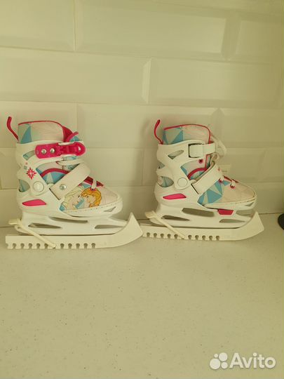 Коньки детские для девочек размер 26-31