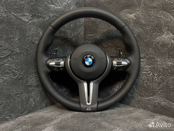 Рули BMW F серии. Строчка, подогрев, карбон Арт Н151367568