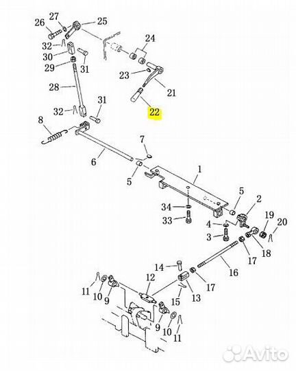 Рычаг 09305-00800