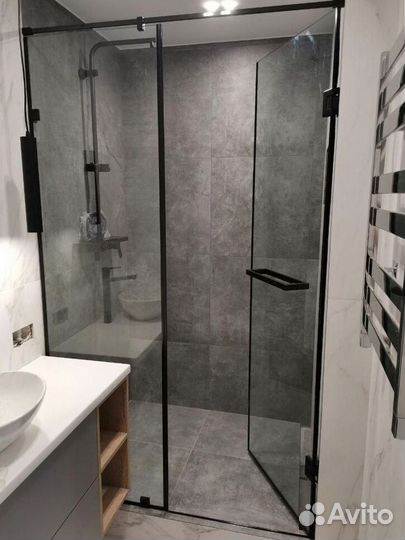 Душевые стеклянные перегородки с гарантией