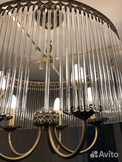 Люстра потолочная италия бу