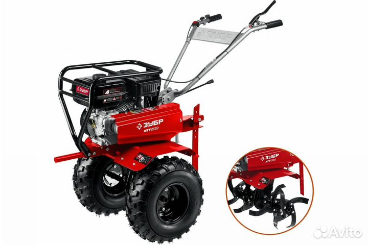 Мотоблок бензиновый усиленный зубр мту-450