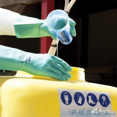 Перчатки нитриловые mapa Ultranitril 492, хлопчато