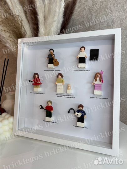 Lego семья в рамке
