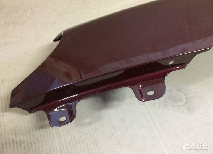 Крыло левое на Шевроле Ланос в цвет