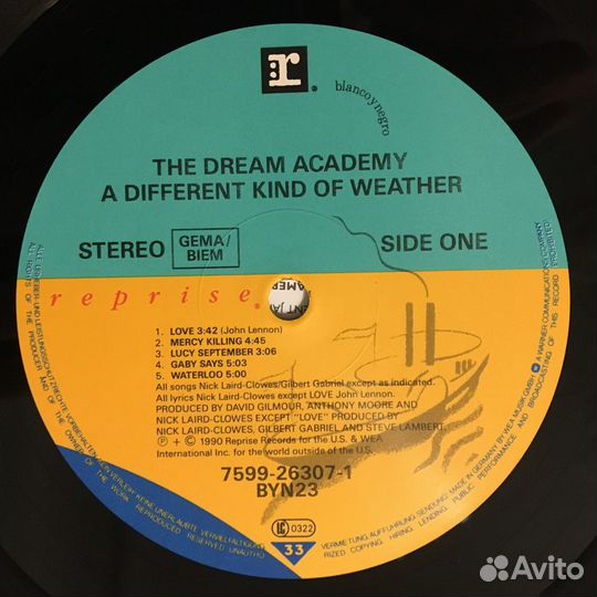 The Dream Academy - A Different Kind Of Weather (L