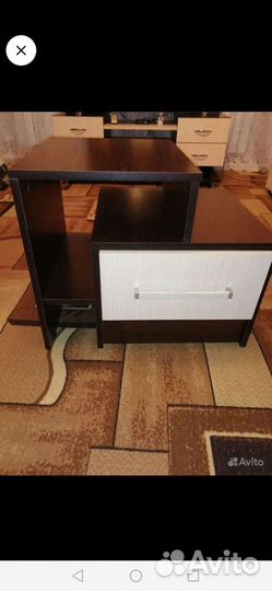 Тумба прикроватная, кровать