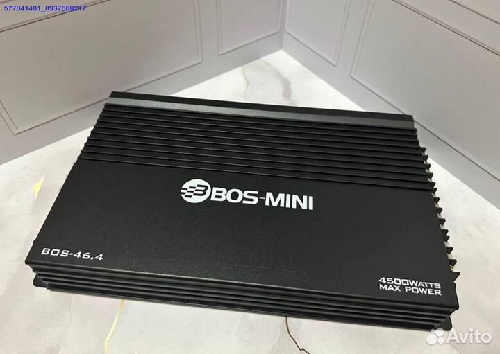 Новый усилитель BOS mini BOS-46.4 4500W