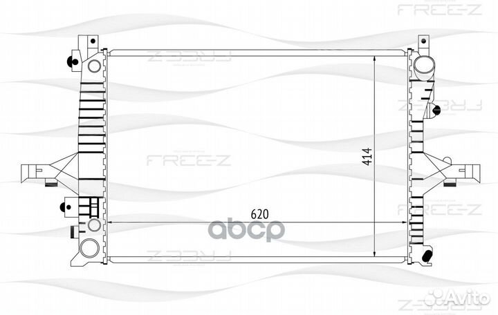 Радиатор KK0213 free-Z
