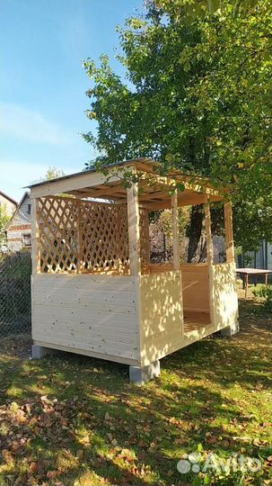 Деревянные беседки