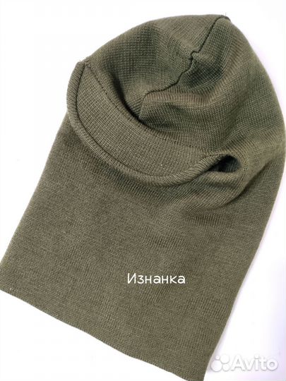 Балаклава вязаная с козырьком. Holster