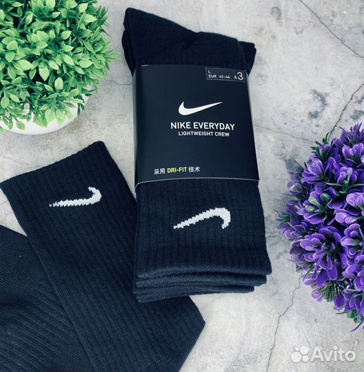 Носки Nike Everyday чёрные