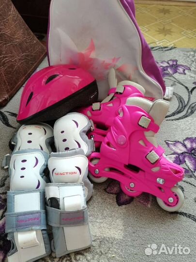 Роликовые коньки детские раздвижные
