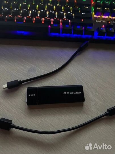 Внешний корпус M.2 - USB 3.0 для SSD (Новый)