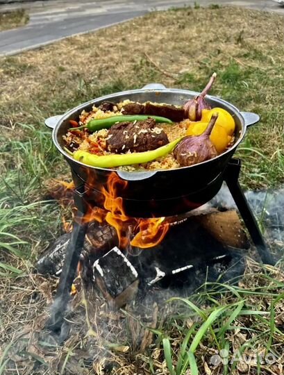 Тренога для казана разборная