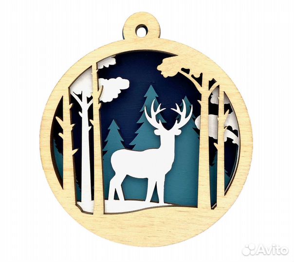 Новогодний шар - раскраска антистресс