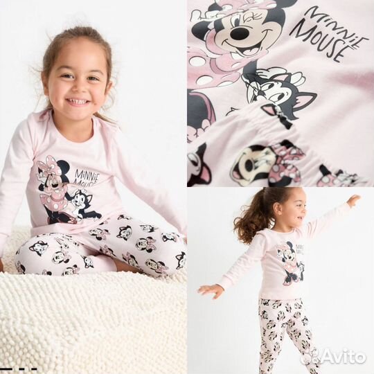 Пижама для девочки H&M, C&A (германия), 92-134/140