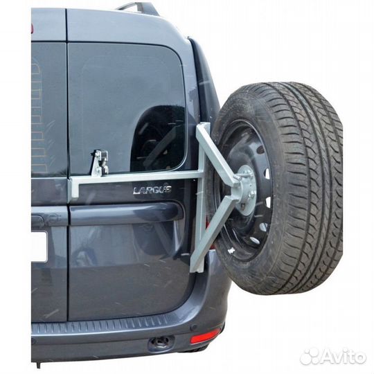 Кронштейн запаски Лада Ларгус серебро