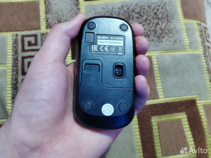 Беспроводная мышь sven RX-260W