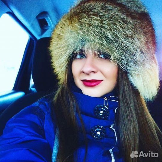 Шапка женская из лисы