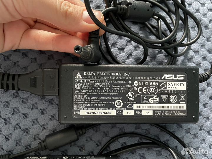 Блок питания n193, n17908 v85, патч-корд