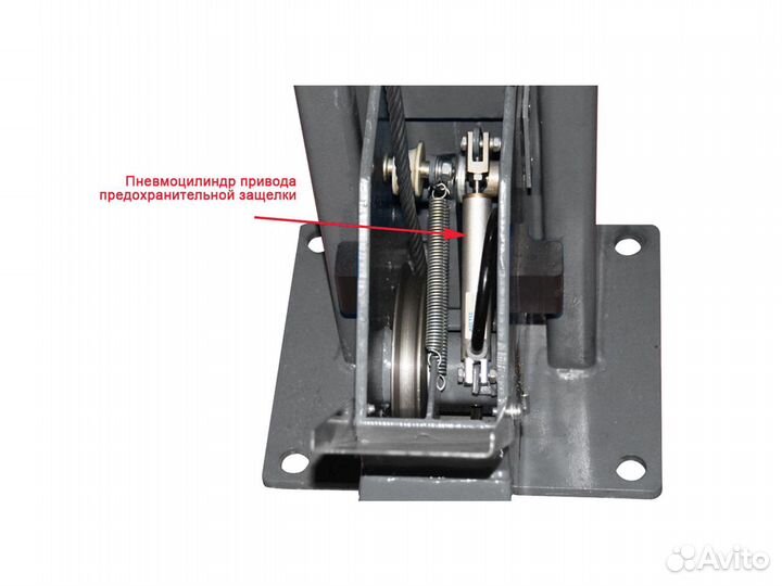 Подъемник четырехстоечный для сход-развала