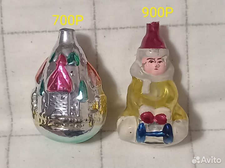 Елочные игрушки СССР