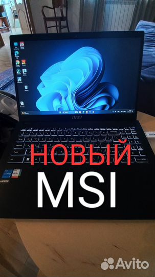 Ноутбук MSI Core i5-12 Gen Почти новый