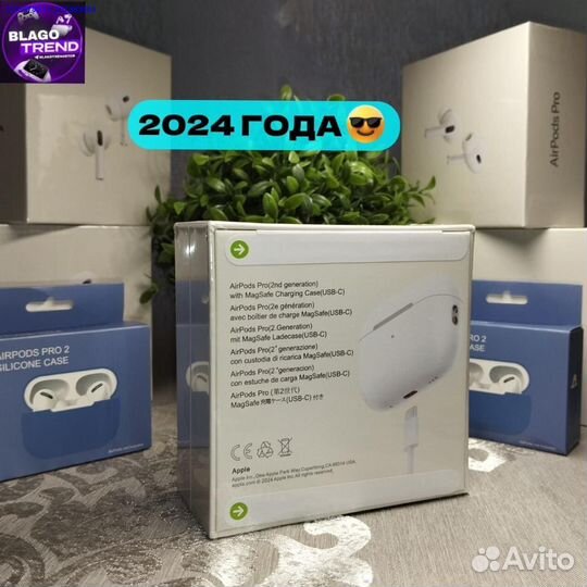 Airpods pro 2 type c premium + чехол (Арт.99487)