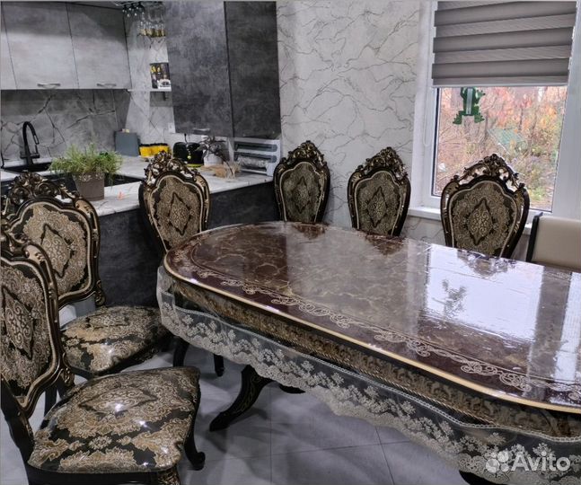 Силиконовая скатерть с кружевом новая