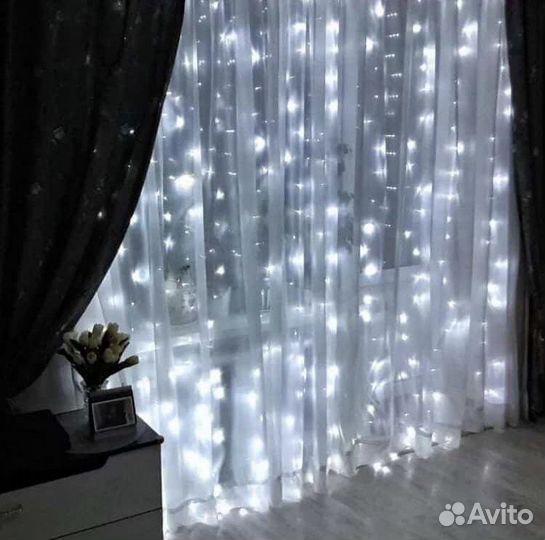Новые гирлянды шторы