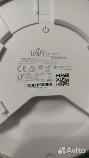 Точка доступа ubiquiti Unifi