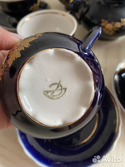 Сервиз чайный Довбыш на 6 персон нет 1 блюдца