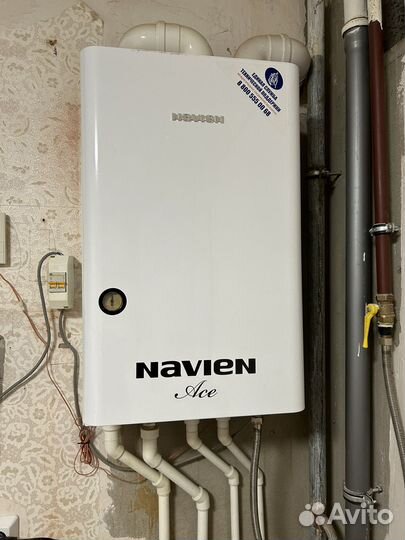Газовый котел Navien Ace б/у