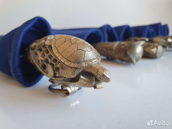 Бронзовая ложка для обуви ручной работы