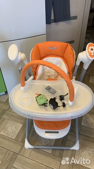 Стул для кормления качель 2 в 1 babyton