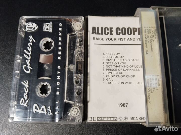 Alice Cooper - Raise your fist and yell, Rock gall