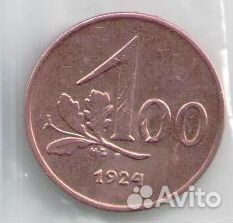 Австрия 100 крон 1924 года (к3-5)