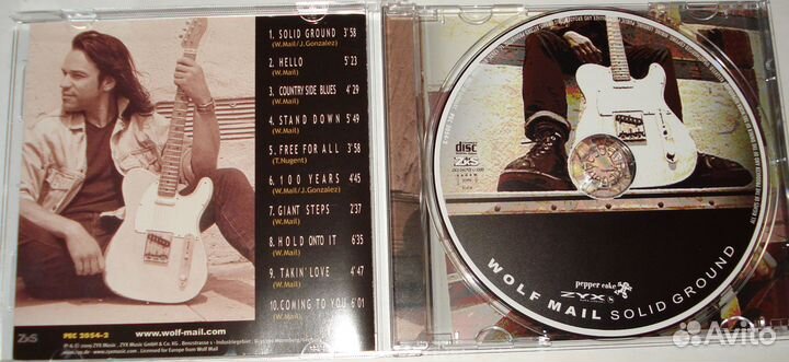 Wolf Mail Solid Ground Фирменный CD Новый Открыт